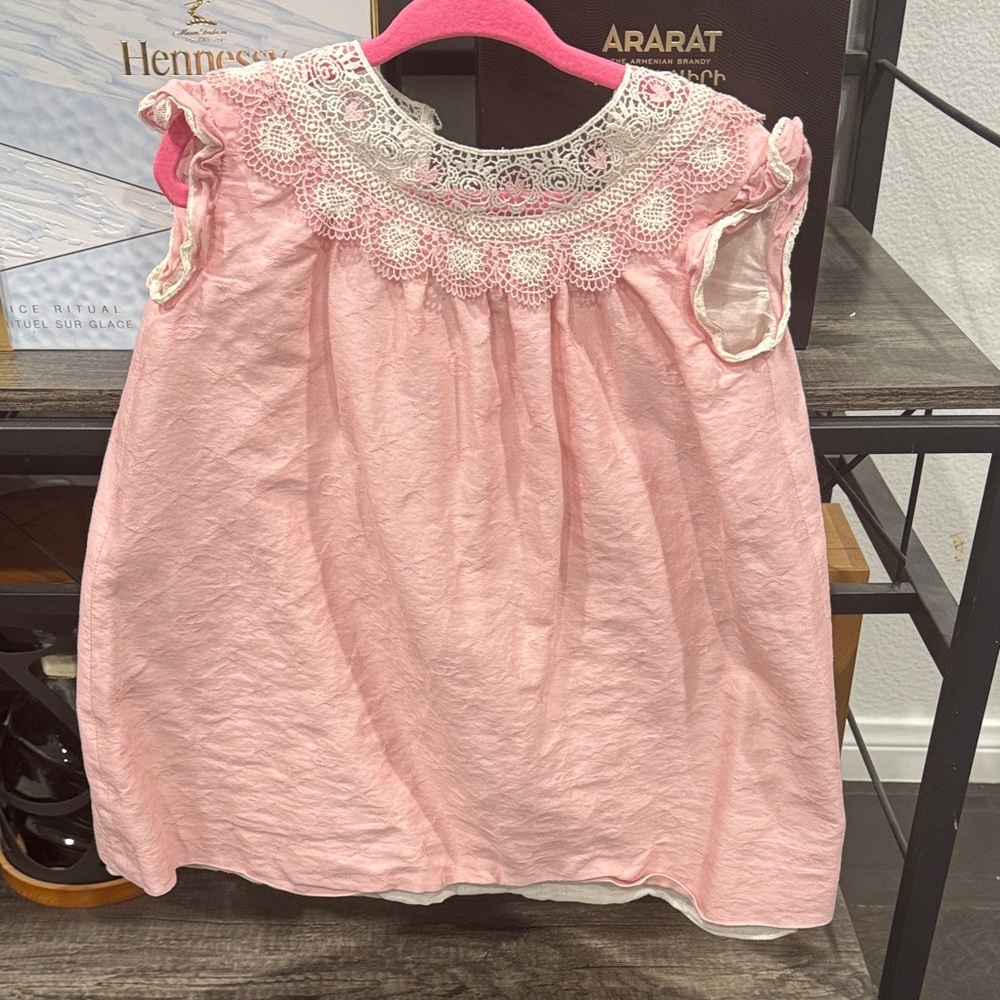 Gucci Pink Lace Kids Dress